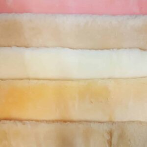 Coloured infant care lambskin Rugs