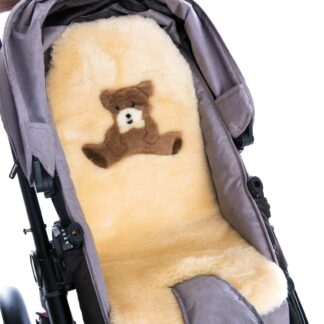 Brown Teddy Pram Liner