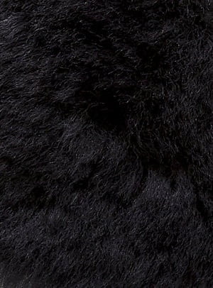 Black Short wool Sheepskin