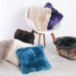 Sheepskin single sided cushions