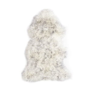 The Premium Australian Extra Large Silver Tip - Grey Tip on Ivory -Sea Mist Lambskin is a Long Wool Lambskin Sheepskin rug,