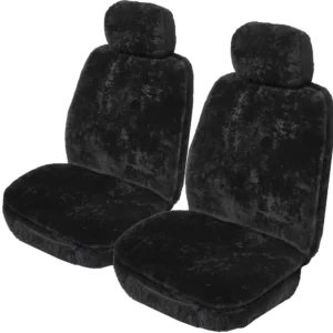 adventurer black sheepskin car seat covers