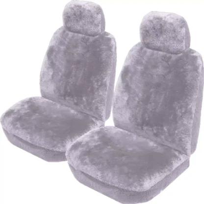 adventurer grey sheepskin car seat covers