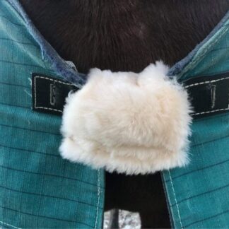 Sheepskin Chest Strap Cover- Horse Belt Tubes