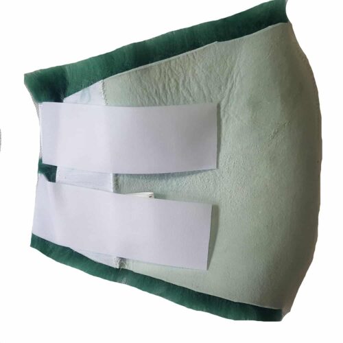 high temperature washable medical sheepskin knee Guard. Made from As4480 medical sheepskin or High Temperature Medical sheepskin. Australian made Knee Protector