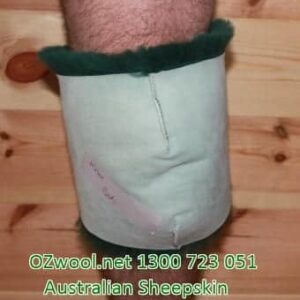 Australian made Medical sheepskin Knee Guard. Made in Australia. Australian Made Medical Sheepskin Knee Protector