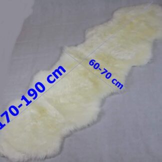 Double White Longwool Lambskin PREMIUM Grade