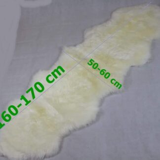 Medium Double Long Wool Sheepskin Rug - Small Double Lambskin