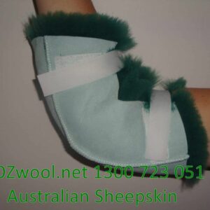 Medical sheepskin Elbow guard or elbow protector , made in Australia from medical sheepskin