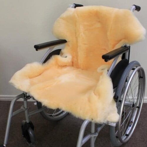 Sheepskin Wheel chair cover