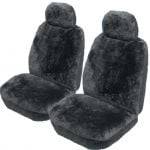 Charcoal Sheepskin Car Seat Covers